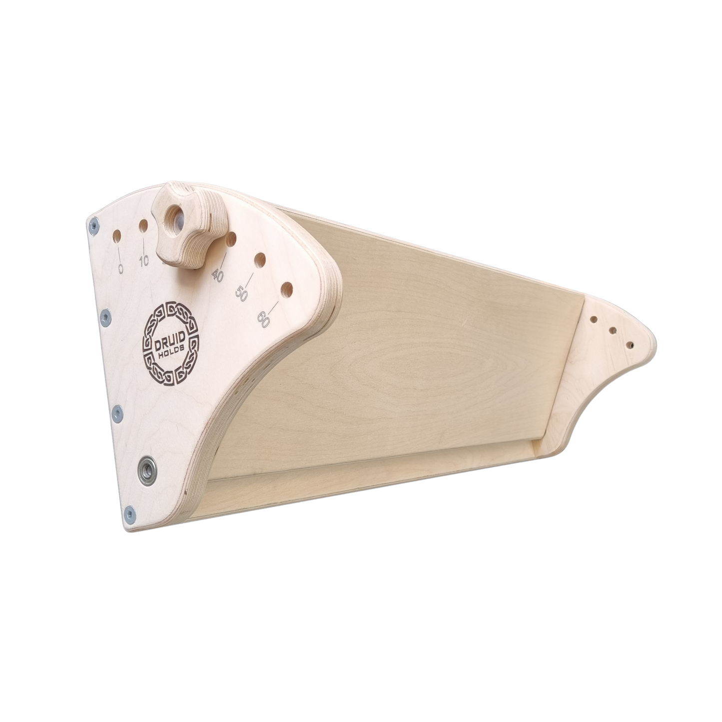 Angle adjustable hangboard mount